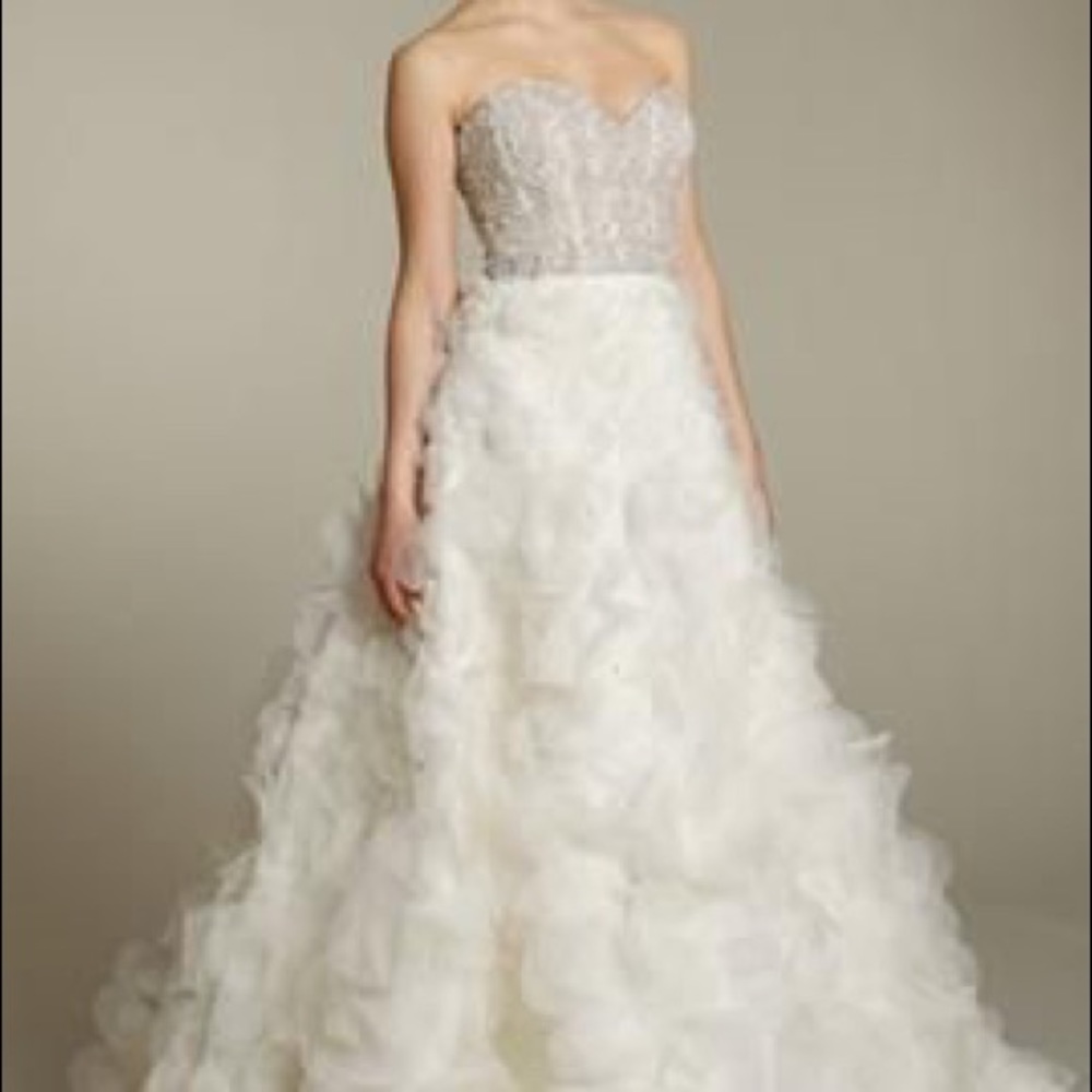 Lazaro couture wedding gown